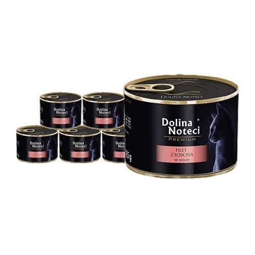 DOLINA NOTECI Premium Kalbfleischreiches Futter für ausgewachsene Katzen 185 g