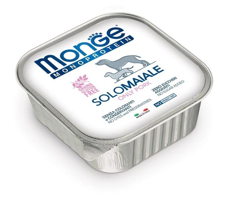 MONGE Monoprotein Solo Dog mit Schweinefleisch 150 g