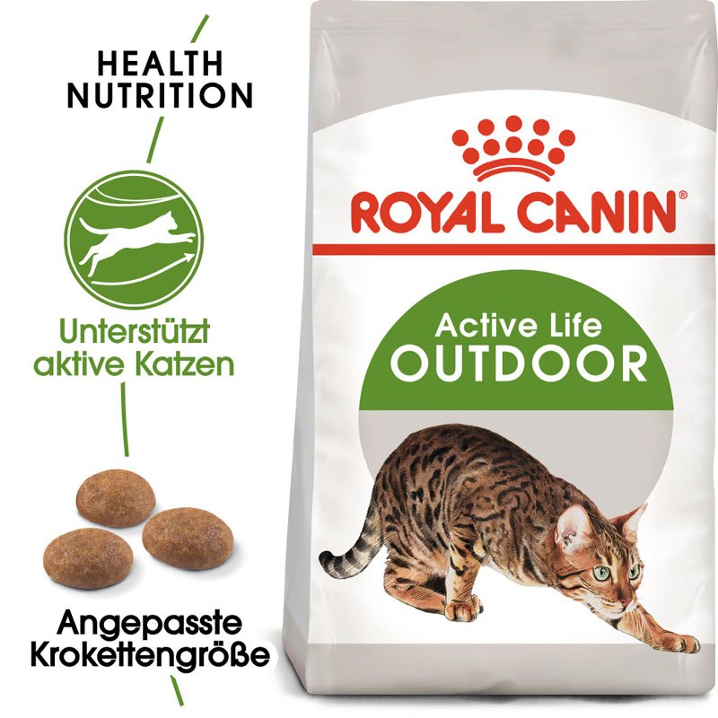 ROYAL CANIN OUTDOOR Katzenfutter trocken für Freigänger 20 kg (2 x 10 kg)