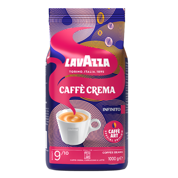 Lavazza Caffè Crema Infinito Art Edition, 1000g ganze Bohne
