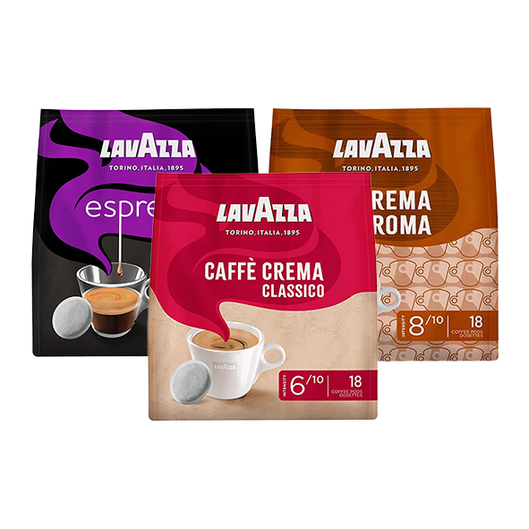 Lavazza Kaffeepads Probierpaket, 54 Kaffeepads