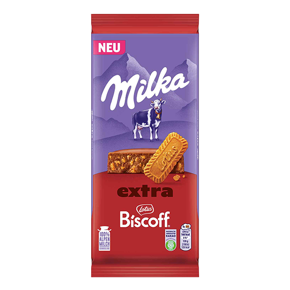Milka Extra Lotus Biscoff, 190g