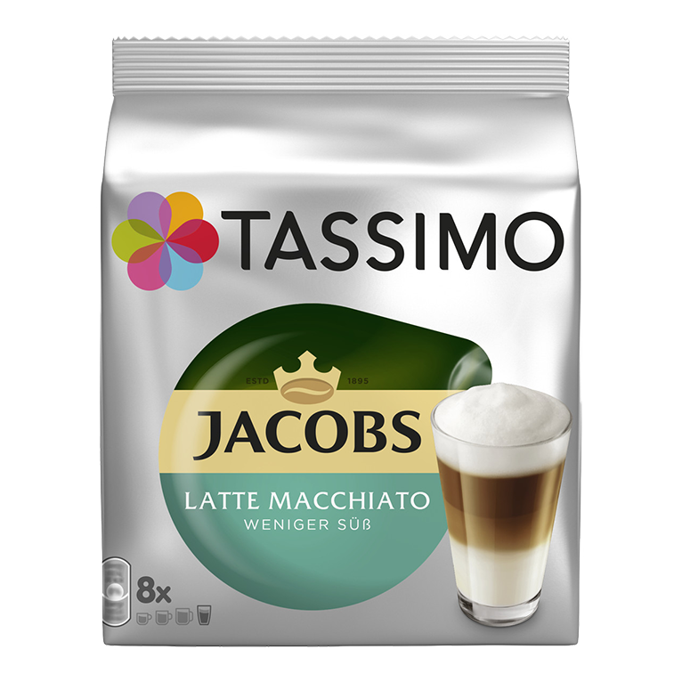 Tassimo Jacobs latte macchiato weniger süß