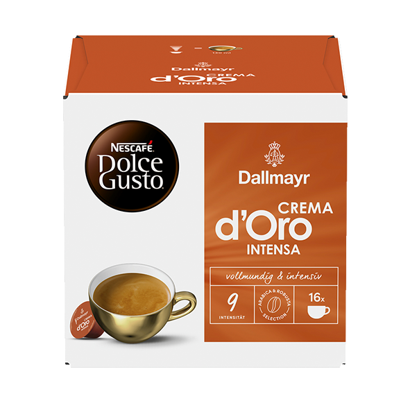 Nescafé Dolce Gusto Dallmayr Crema d'Oro Intensa, 16 Kapseln