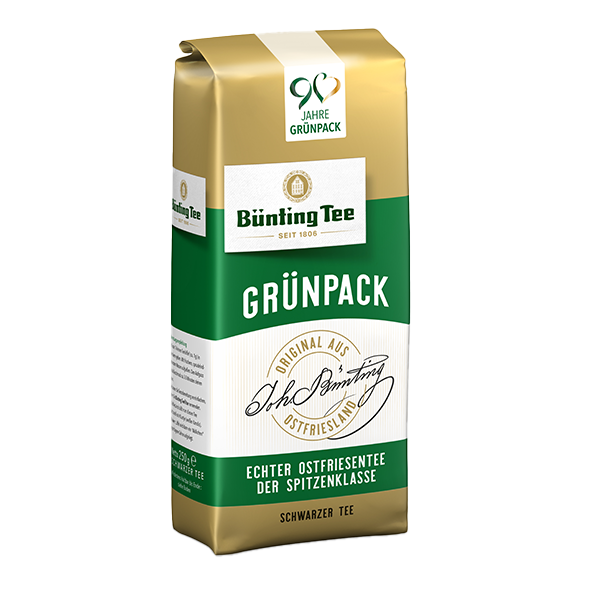 Bünting Tee Grünpack, 250g loser Tee