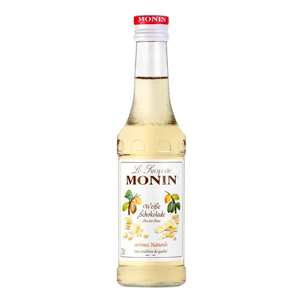 Monin Sirup Weiße Schokolade, 0,25L