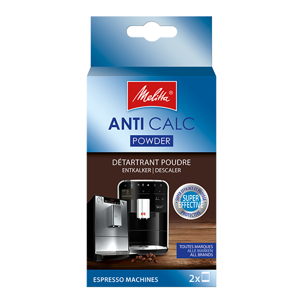 Melitta ANTI CALC Pulver für Kaffeevollautomaten, 2x40g