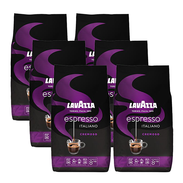 Lavazza Espresso Italiano Cremoso Vorteilspack, 6kg ganze Bohne