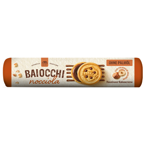 Baiocchi Nocciola Kekse mit Haselnuss-Kakaocreme, 168g