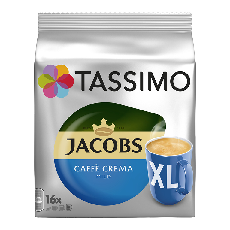 Tassimo JACOBS caffè crema mild XL