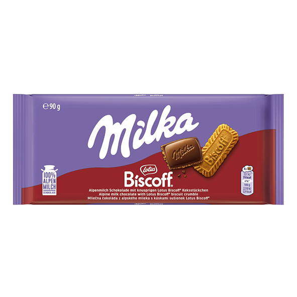 Milka Lotus Biscoff, 90g