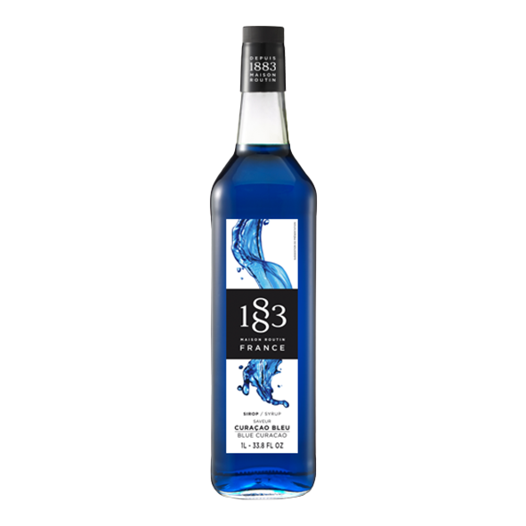 Maison Routin 1883 Sirup Blue Curaçao, 1,0L