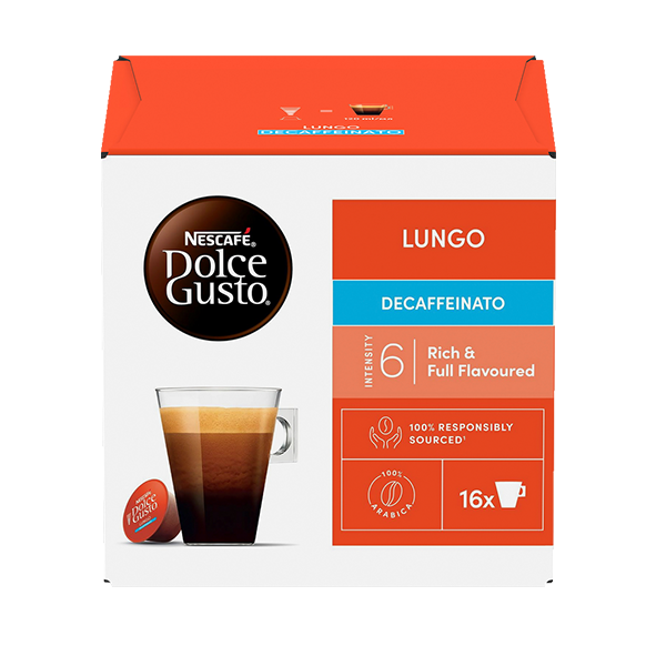 Nescafé Dolce Gusto Lungo Decaffeinato 16 Kapseln