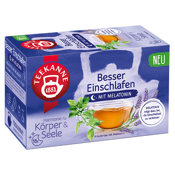 Teekanne Harmonie für Körper & Seele 'Besser Einschlafen' mit Melatonin