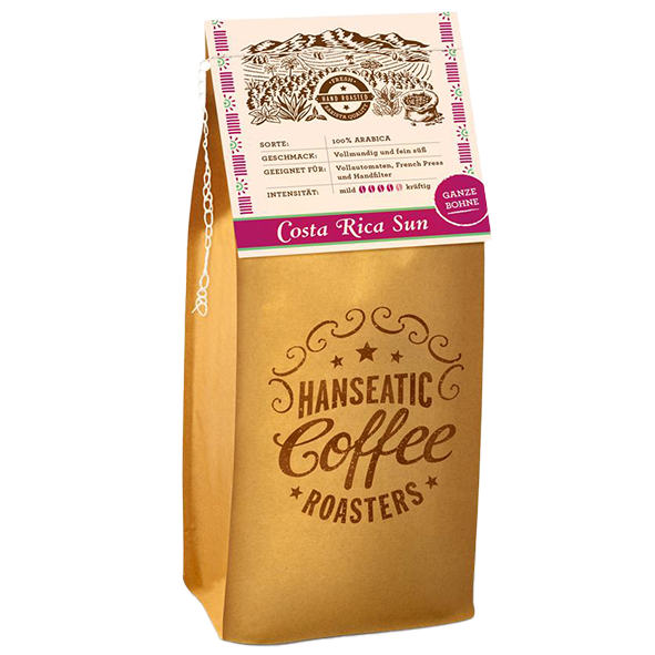 Hanseatic Coffee Company Costa Rica Sun, 250g ganze Bohne