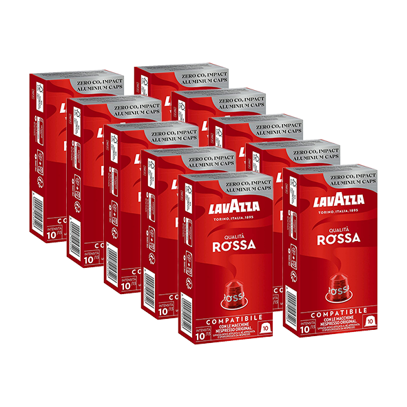 Lavazza Qualità Rossa Nespresso-Kapseln Vorteilspack, 10 x 10er