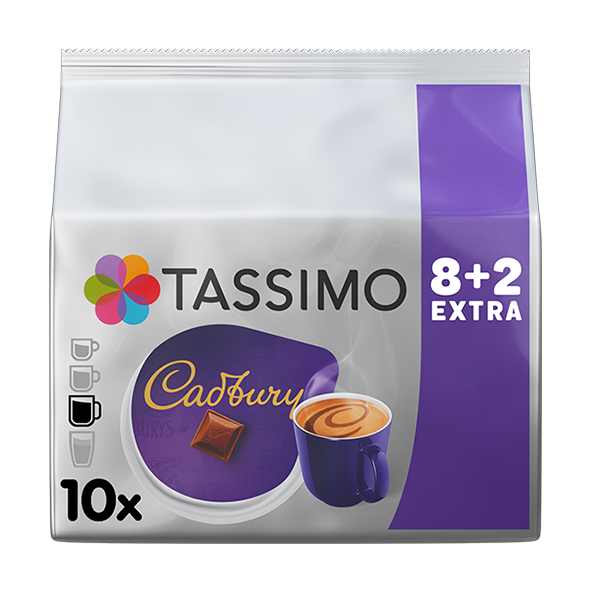 Tassimo Cadbury Kakaogetränk 8+2 Extra