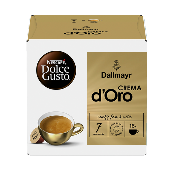 Nescafé Dolce Gusto Dallmayr Crema d'Oro 16 Kapseln