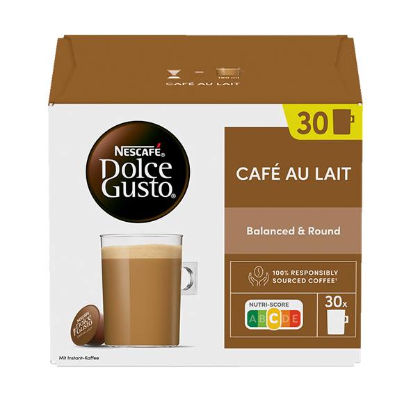 Nescafé Dolce Gusto Café Au Lait, 30 Kapseln