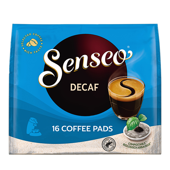 Senseo Decaf Entkoffeiniert, 16 Pads