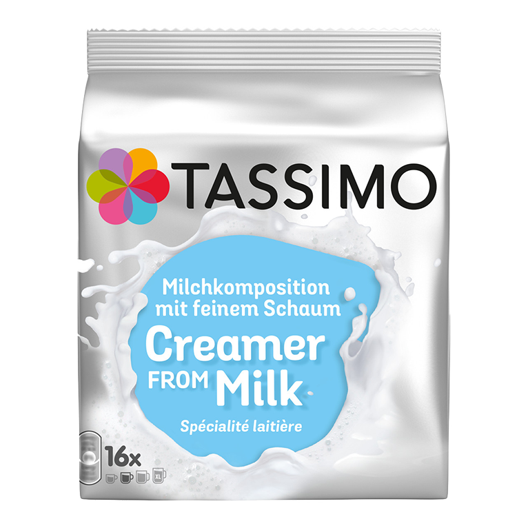Tassimo Milchkomposition mit feinem Schaum