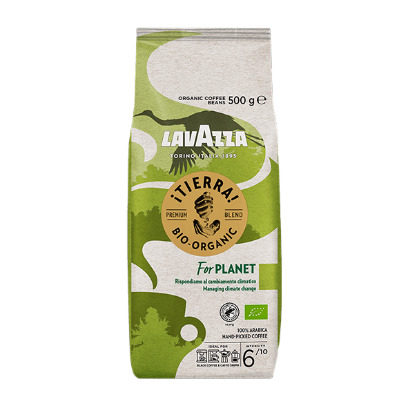 Lavazza Tierra Bio-Organic For Coffee, 500g ganze Bohne