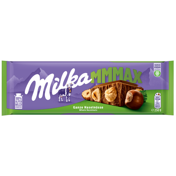 Milka MMMax Ganze Haselnuss, 250g