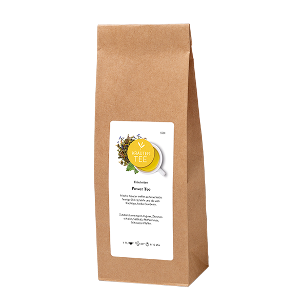 Tee-Maass Kräutertee Power Tee, 500g Loser Tee