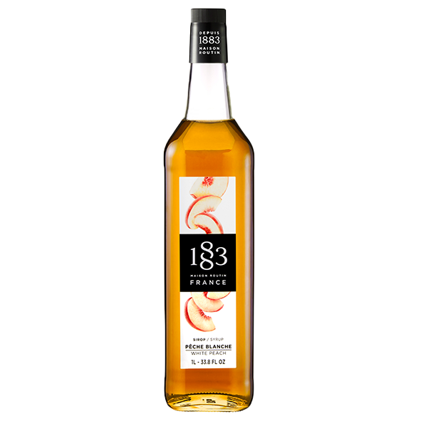 Maison Routin 1883 Sirup Weißer Pfirsich, 1,0L