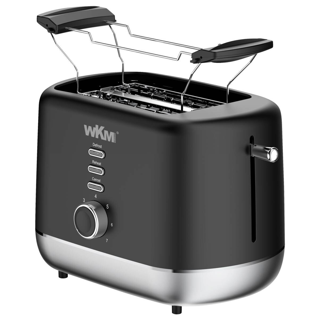 WKM Toaster Classic Line TO-1850.1C schwarz silber