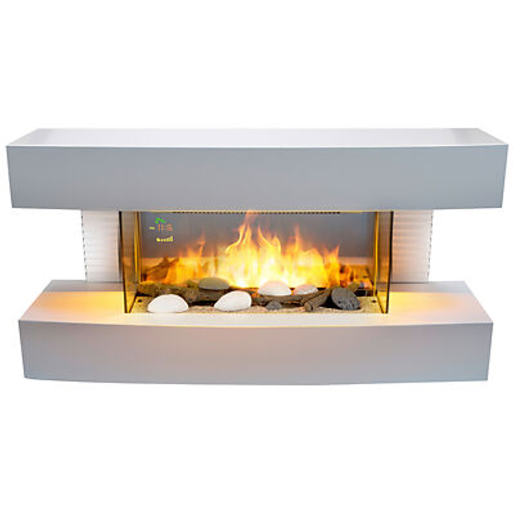 Elektrokamin weiß B/H/L: ca. 20x41,5x81 cm ca. 2000 W