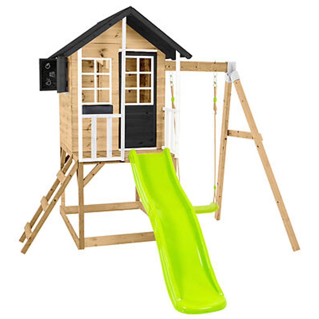 Zwerkules Spielhaus Holli weiß B/H/L: ca. 280x224x352 cm