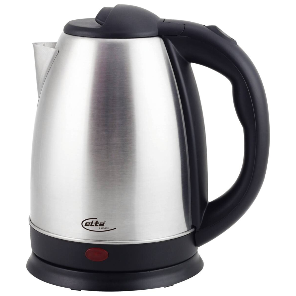 Elta Wasserkocher WK-1800.1 schwarz Edelstahl ca. 1,7 l