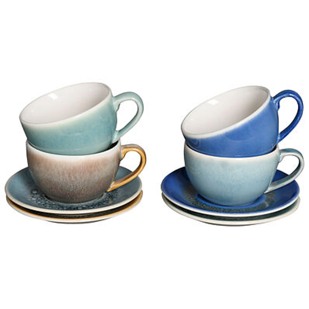 CreaTable Tafelservice Caldera mehrfarbig Steinzeug 8 tlg.