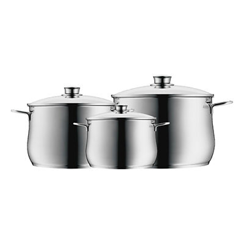 WMF Topfset Diadem Plus silber Edelstahl 3 tlg.