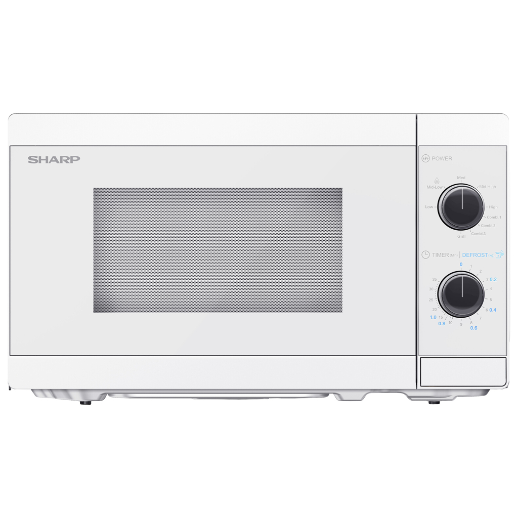 Sharp Mikrowelle mit Grill weiß Kunststoff B/H/T: ca. 44x25,8x34,4 cm