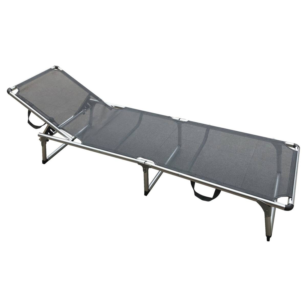 POCOline Sonnenliege silber Alu B/H/L: ca. 56x25x186 cm