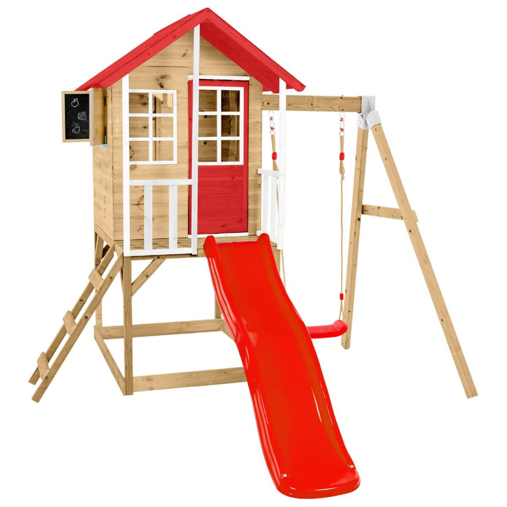 Zwerkules Spielhaus Lolla grau B/H/L: ca. 280x224x352 cm