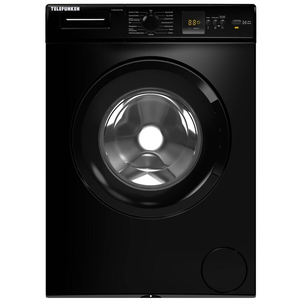 TELEFUNKEN Waschmaschine TF-WM-4201T0B schwarz B/H/T: ca. 60x85x50 cm ca. 5 kg