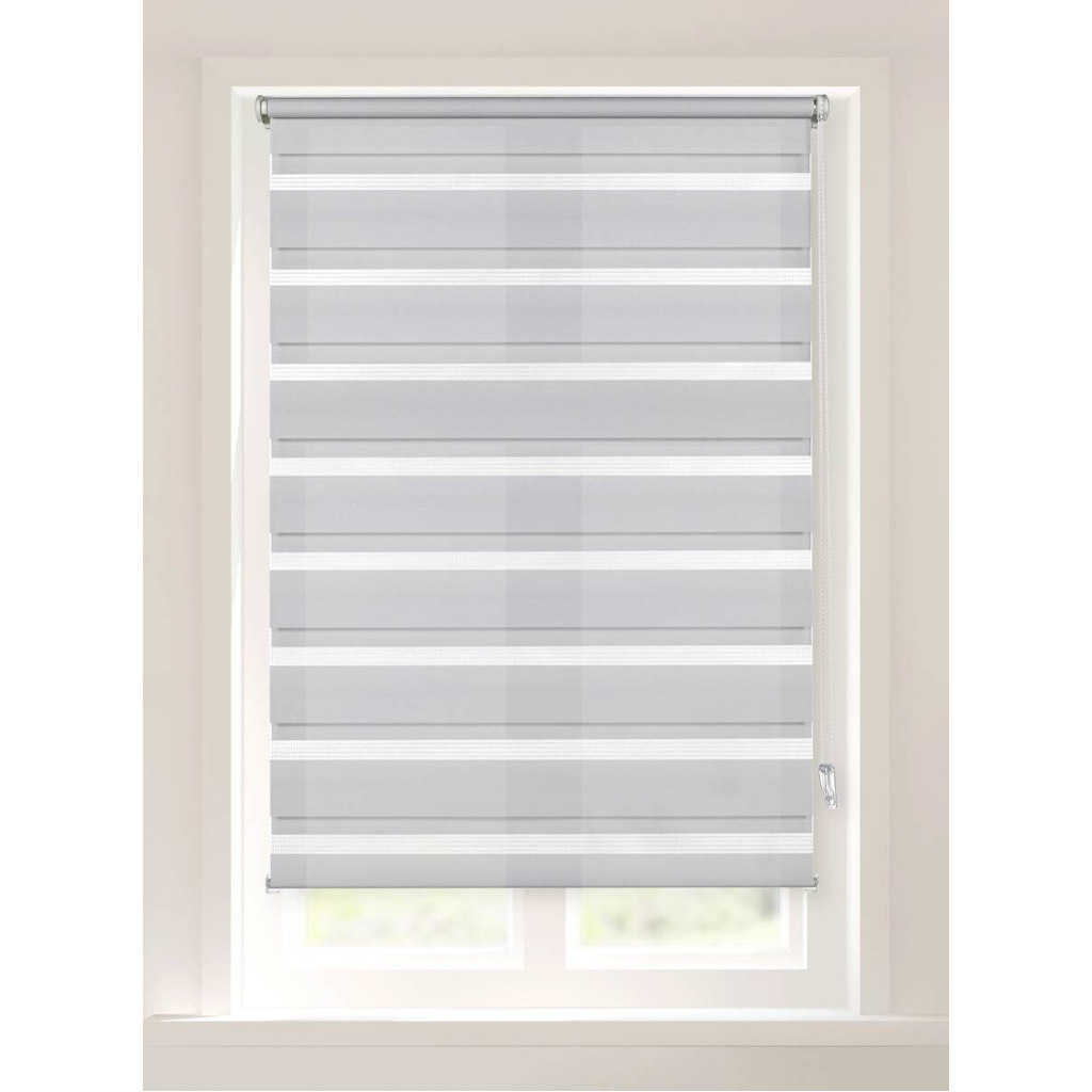 Boviva Doppelrollo hellgrau B/L: ca. 82x200 cm