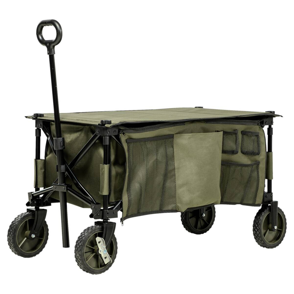 Outsunny Bollerwagen grün B/H/L: ca. 55x93x108 cm