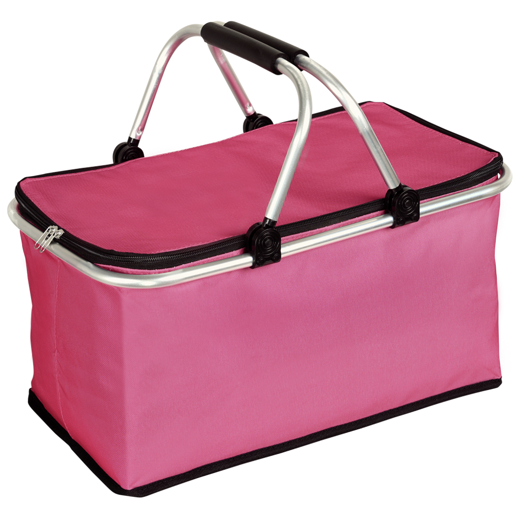 Kesper Einkaufskorb pink B/H/L: ca. 29x50x255 cm