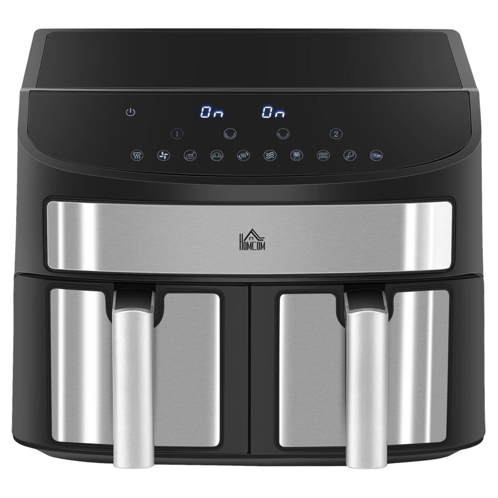 HOMCOM Heißluftfritteuse 800-174V90BK schwarz Kunststoff B/H/L: ca. 36,3x38,8x31,1 cm ca. 8 l