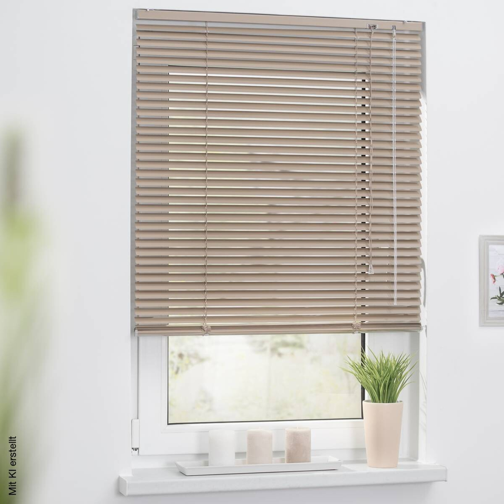 LICHTBLICK Alu-Jalousie braun B/L: ca. 60x160 cm
