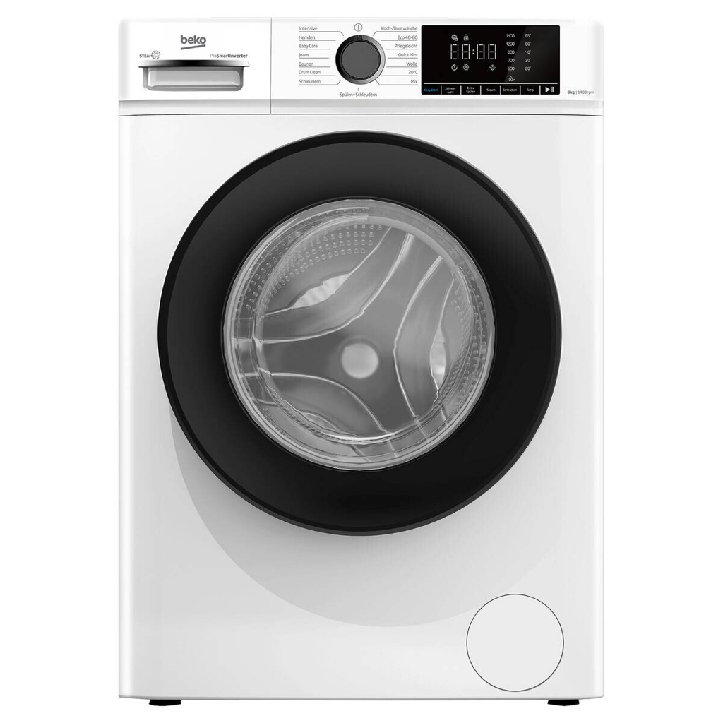 Beko Waschmaschine BM3WFOE841PSA weiß B/H/T: ca. 60x84,7x52 cm ca. 80 kg