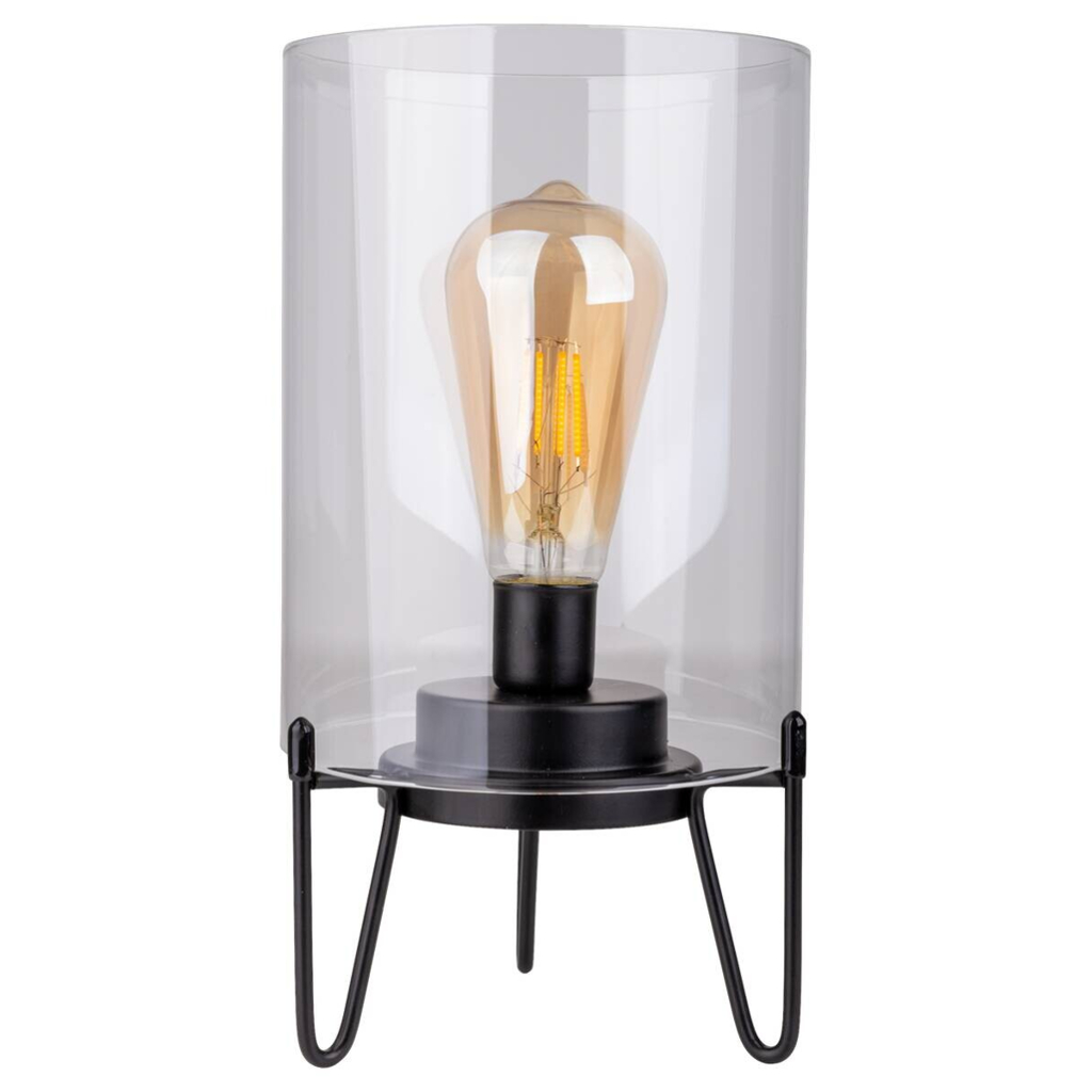 Näve Leuchten LED-Leuchten 5308422 schwarz Metall Glas B/H/T: ca. 15x28,5x15 cm 1 Brennstellen