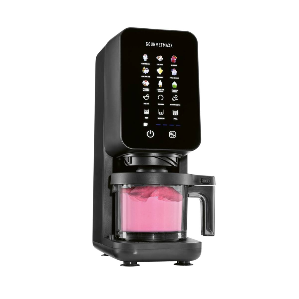 GOURMETmaxx Eismaschine 19769 schwarz Kunststoff B/H/L: ca. 26x40,5x119 cm