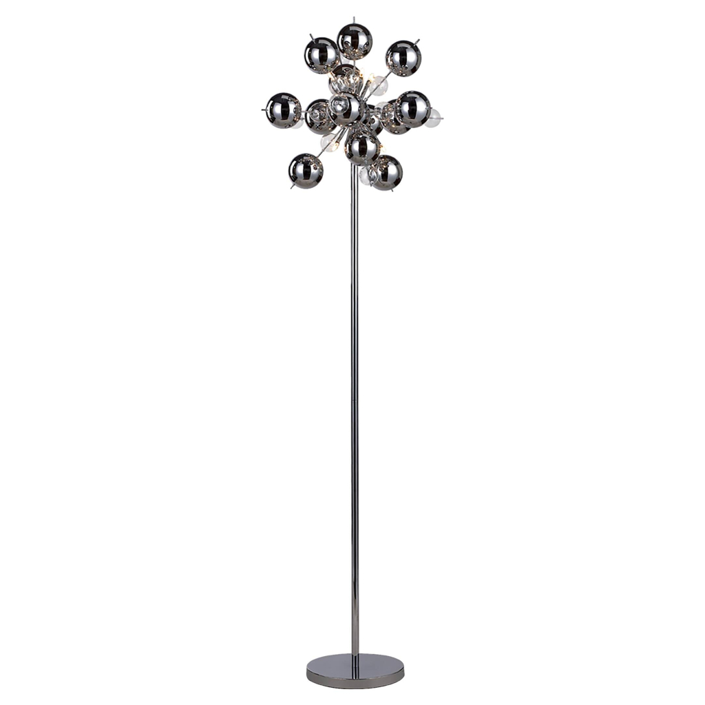 Näve Leuchten Stehlampe 2027942 Chrom Glas Metall B/H/T: ca. 50x169x50 cm 6 Brennstellen