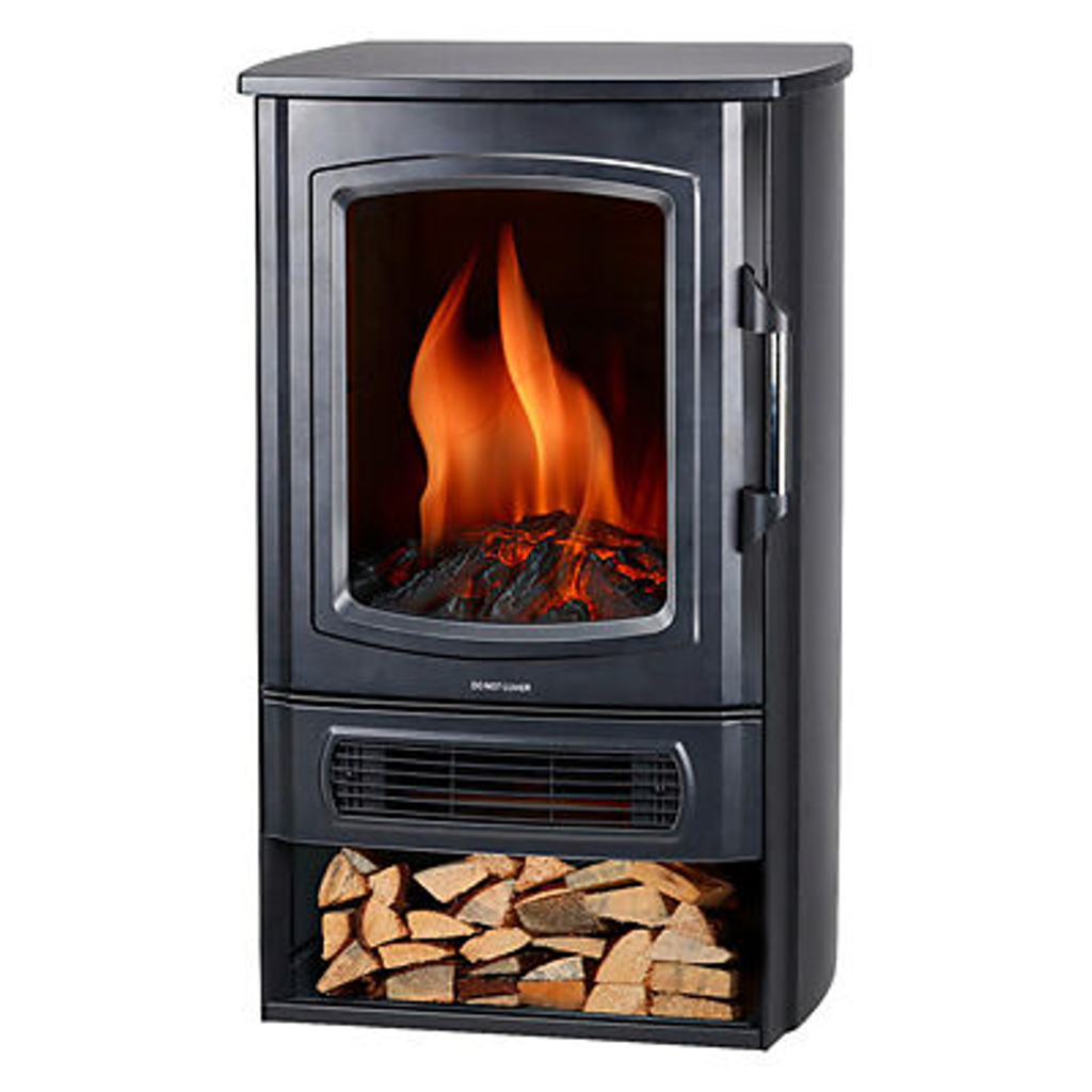 alpina Elektrokamin schwarz Metall ca. 2000 W