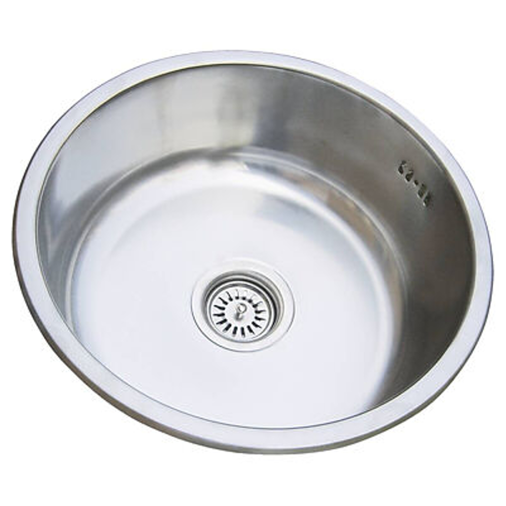 Quellmalz Einbauspüle Roma Edelstahl Edelstahl H/D: ca. 16x45 cm